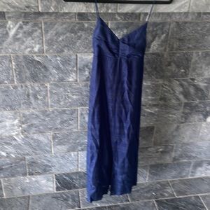 Madewell maxi dress navy size small.